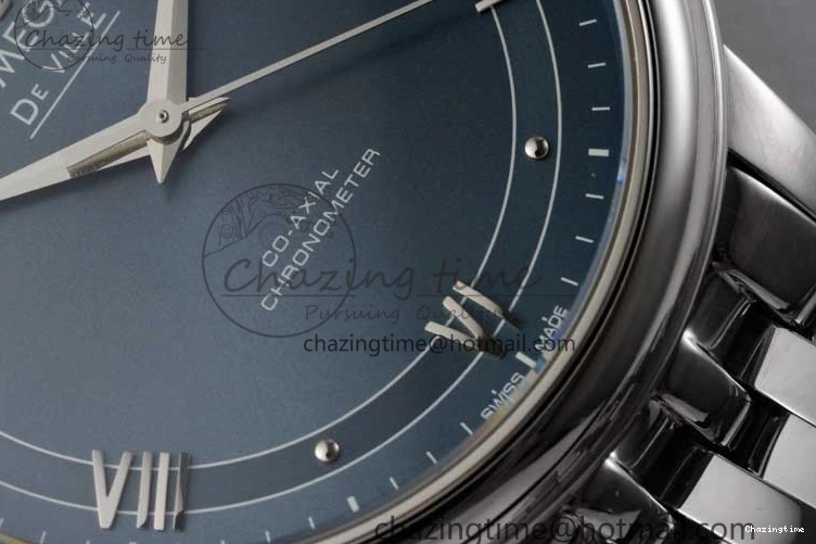 0228 De Ville SS DIWF 1:1 Best Edition Light Blue Dial SS Markers on SS Bracelet MIYOTA TopPick 7850